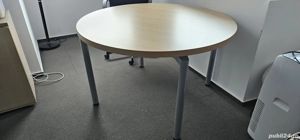 Masa birou rotunda Mobexpert diametru 120 cm