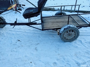 Remorca de motocultor 