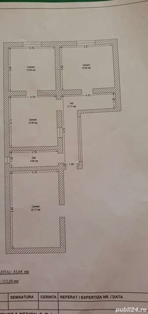 Casa P+M, teren 2023mp ,Str Constitutiei 190 Aradul Nou - imagine 8