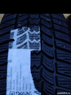 Roti iarna Opel Astra J Benzina 215 60 R16 + capace + jante + anvelope - imagine 2