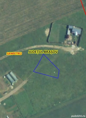 Teren intravilan 499 mp Sânpetru 