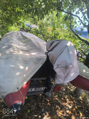 Vand barca gonflabila cu motor 4 cai si peridoc - imagine 3