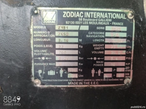 Vand barca gonflabila cu motor 4 cai si peridoc - imagine 5