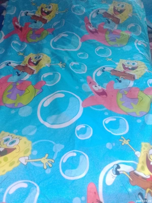 Lenjerie de pat copii Sponge Bob  - imagine 2