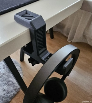 Support casti cu prindere de birou