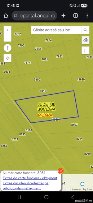 vand teren extravilan 