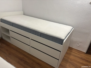 Pat și saltea Ikea