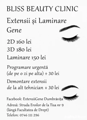 Extensii de gene laminare gene si sprâncene - imagine 4