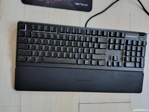Tastatura SteelSeries Apex 3 RGB Gaming Keyboard   10-Zone RGB Illumination IP32  - imagine 5