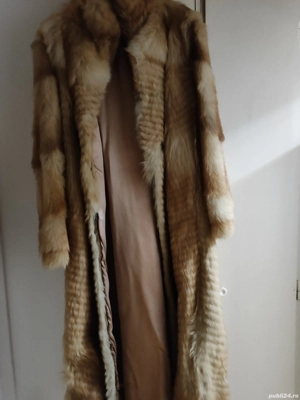Haina de blana de vulpe naturala măsură 42-44