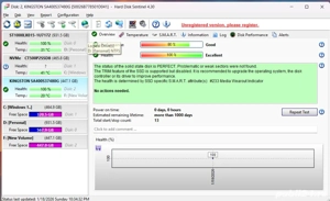 SSD Kingston 480Gb SATA3 100%