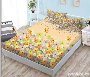 Huse de pat cu elastic finet      Finet premium  3 piese  Modele moderne Pret 90 lei  Compatibile pe