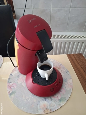 Cafetiera Espresso Philips Senseo HD Red New model cu Pad uri de cafea