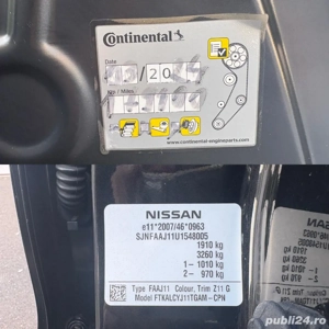 Nissan Qashqai 2015 1.5 DCI 110 cp Tekna E6 213000 km - imagine 14