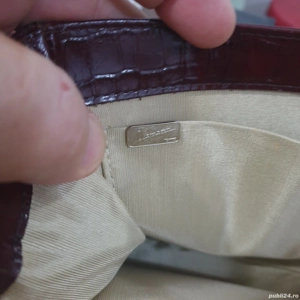 poseta HAMANO TOKYO. originala+lantisor platina cu diamant - imagine 3