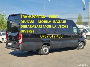 Transport Mutari Debarasari mobila veche garaje boxe diverse moloz