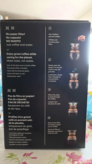 Aparat cafea bodum fara curent  - imagine 2