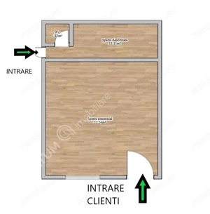 Spatiu comercial cu 2 intrari ultracentral Nicolae Balcescu din Sibiu - imagine 2