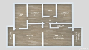 Apartament 3 camere in Deva, zona 22 Decembrie, et 1 - imagine 6