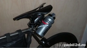 Dublu adaptor aluminiu suport bidon rezerva CO2 sa bicicleta cadru