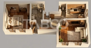 OPORTUNITATE - Apartament de vanzare cu 2 camere decomandate 75mp util