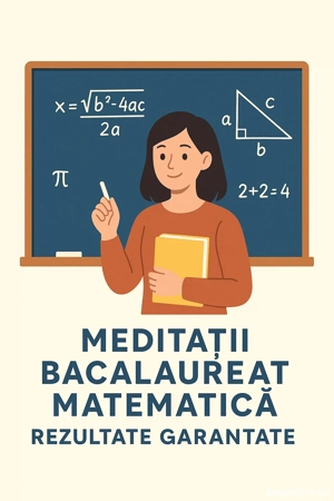 Meditatii BAC Matematica - Simplu, pe intelesul tuturor!