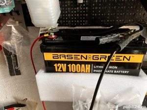 Acumulator LifePo4 12v 100AH pentru fotovoltaic, camping, automatizari etc deep cycling cu bluetooth