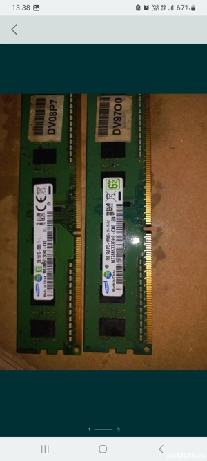 Kit 4GB:2 2GB ddr3, 1600Mhz, testat, totul ok,30 ron - imagine 2