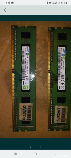 Kit 4GB:2 2GB ddr3, 1600Mhz, testat, totul ok,30 ron