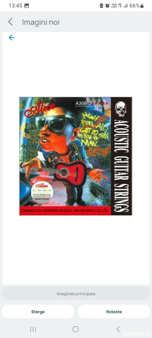 Set corzi chitara acustica sau electrica,Alice noi sigilate.