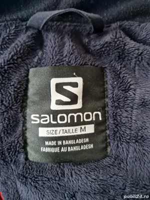 Salomon, jaketa de ski de dama, marime M, folosita 2 sezoane - imagine 4