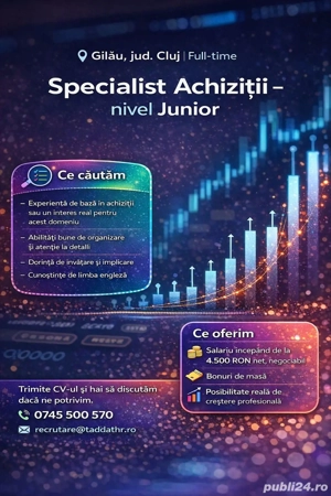 Specialist Achizitii