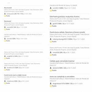 Palinca de Prune de Salaj 52 grade, Tuleu Romanesc 2024, Productie Proprie, Livrare Rapida  - imagine 4