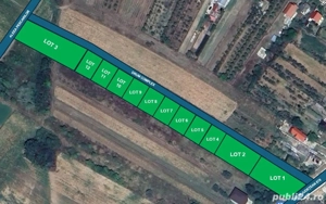 Teren intravilan, 12080 mp, cu PUZ aprobat, parcelat, de vanzare - imagine 2