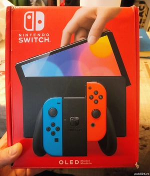 Nintendo switch OLED modat nou cu toate accesoriile 
