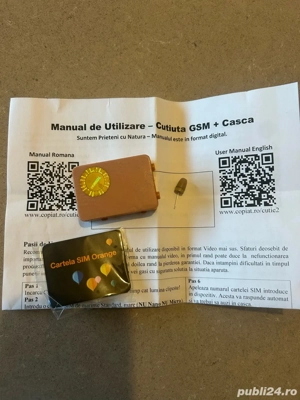 casca audio + mini camera  - imagine 5