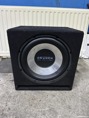 Vând Subwofere auto  Crunch 2ohm  300 rms -400 