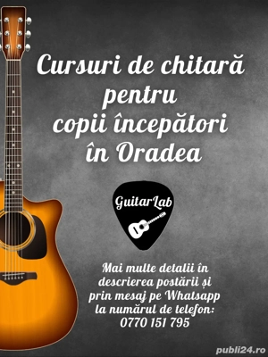 Cursuri de chitară pentru copii începători -Oradea
