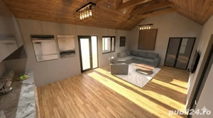 Casă modernă stil scandinav, 3 dormitoare, teren 513 mp   Adunații Copăceni 95.000 eur - imagine 10