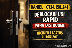Lacatus Deblocari Usi Timisoara Rapid Fara Distrugere