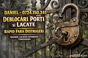 Deblocari Usi Locuinte Seifuri Cutii Postale Lacatus Timisoara - imagine 5