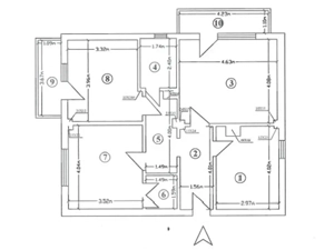 Apartament 3 camere -Otopeni 85m 