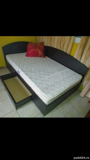 Pat nefolosit cu sertar depozitare