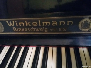 Vând-Pianină foarte veche Winkelmann,de colectie - imagine 5