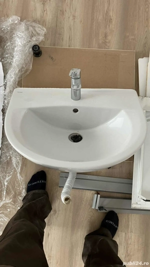 Chiuveta clasica cu picioare Cersanit