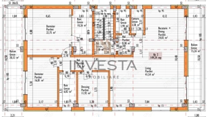 Apartament 148 mp utili + 150 mp terasa + 250 mp cota teren! Cu CF!