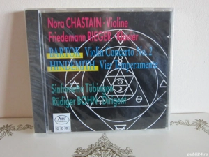 cd rar Bartok Bela Concert Vioara 2+Paul Hindemith 4 Temperamente, 1991