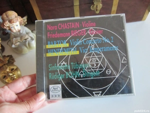 cd rar Bartok Bela Concert Vioara 2+Paul Hindemith 4 Temperamente,1991 sigilat - imagine 3