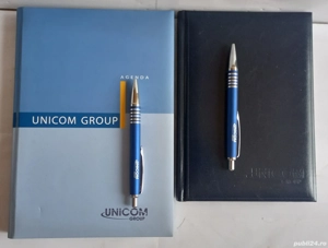 2 agende vechi (NOS), nefolosite + 2 pixuri