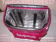 Geanta Rucsac Livrari Food Panda ghiozdan termic cutie lada frigorifica genti transport alimente apa